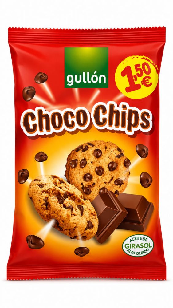 BOLACHA CHOCO CHIPS (CX10x175 GR) GULLON