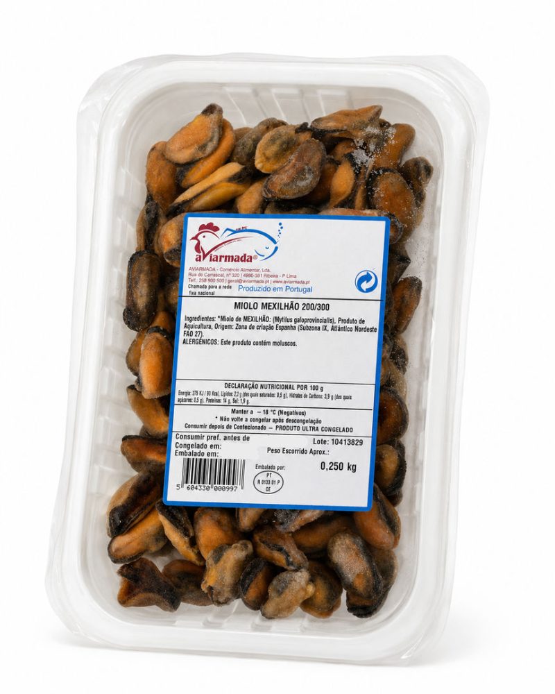 MIOLO MEXILHAO COV. (CX.12X250GR) AVIARMADA