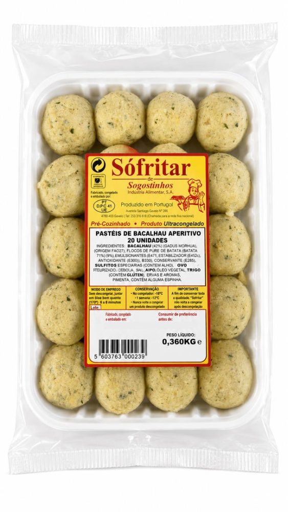 PASTEIS BACALHAU BOLA AP. *SOFRITAR*