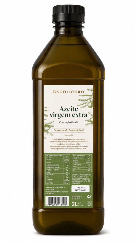 AZEITE VIRGEM EXTRA (cx:12x2ltr) (VALPAÇOS) - BAGO DE OURO