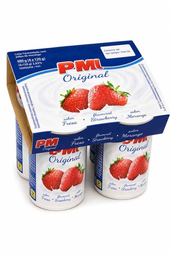 IOGURTE PMI MORANGO (CX:6x4x120gr) PASCUAL