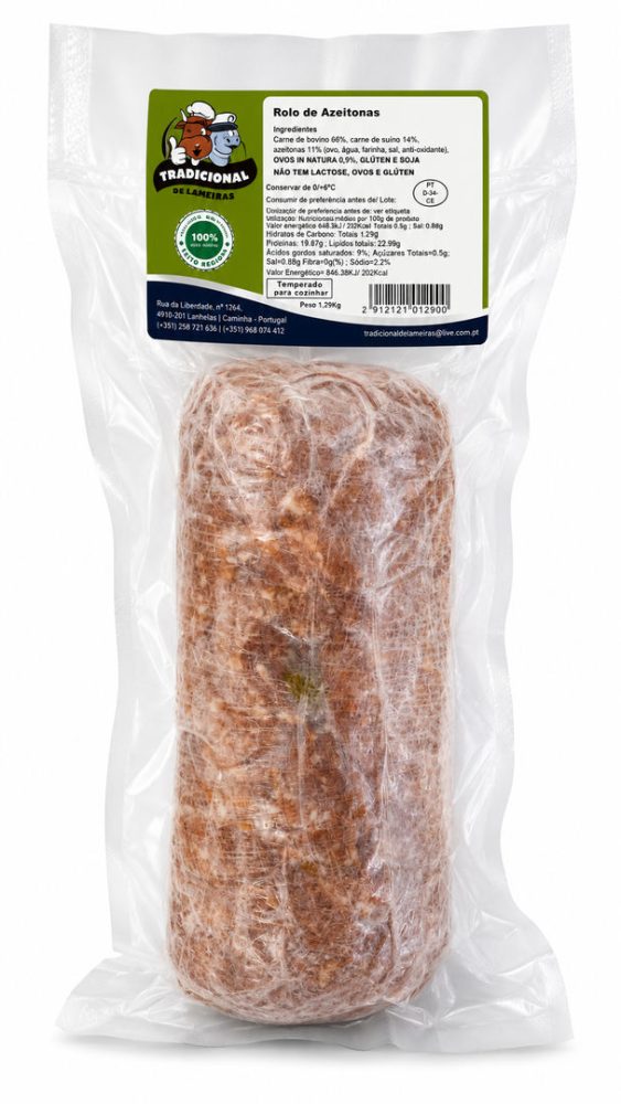 ROLO DE CARNE PICADA C/AZEITONAS