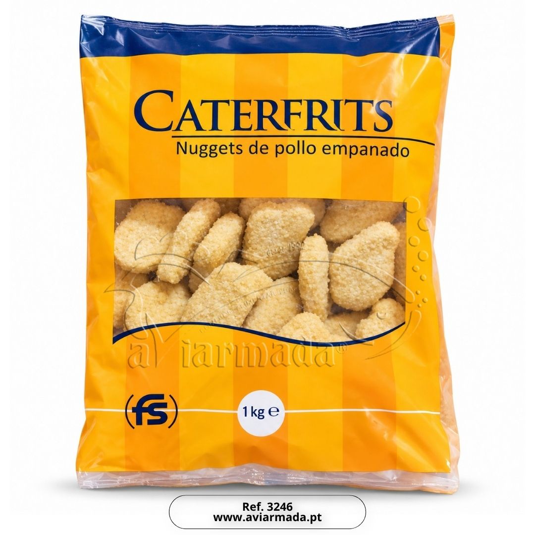 NUGGETS FRANGO SACO CONG. (cx:4x1kg) - CARTERFRITS