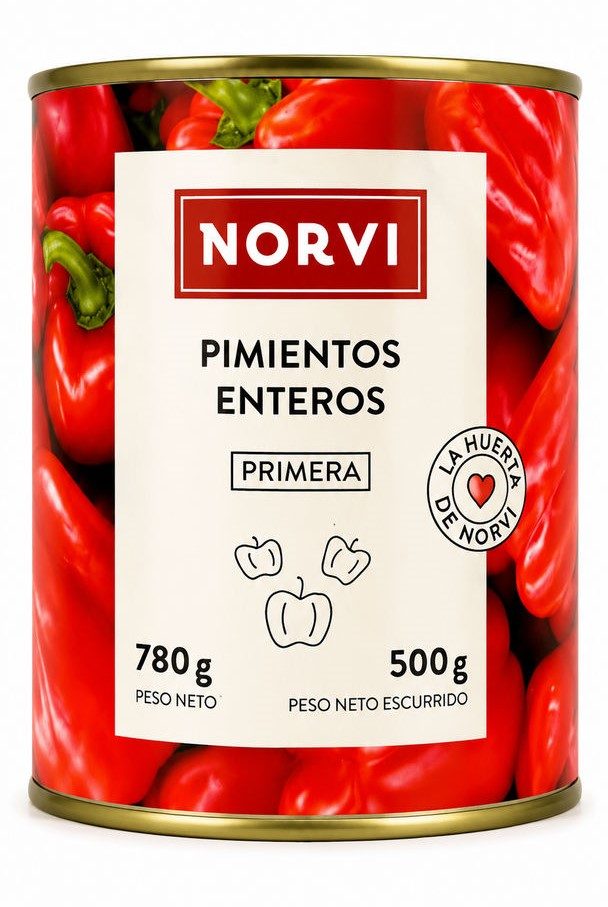 PIMENTO INTEIRO LATA 780GR /EMB. 12UN