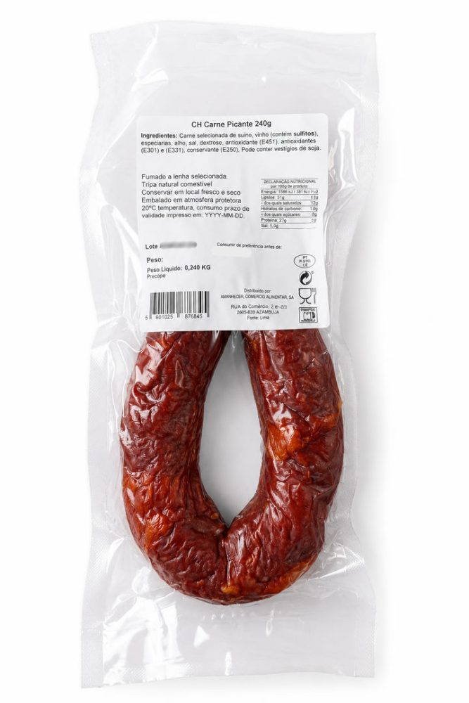 CHOURIÇO CARNE TRAD. PICANTE 1X1