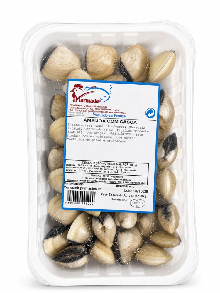 AMEIJOA C/ CASCA COV.(cx.12x500gr) AVIARMADA